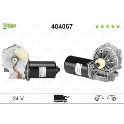 Bilde av VALEO ORIGINAL PART 404067 Vindusviskermotor 24 foran for høyre/venstre ratt