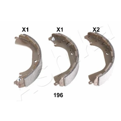 Bilde av Bremsesko sett, Bakaksel, infiniti qx4, nissan pathfinder ii, pick up, 440600W725, 440600W726, 440600W727, 4406037G25, 4406037G26, 44060