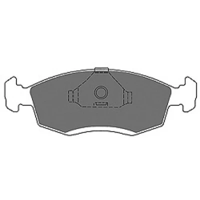 Bilde av MAPCO 6225/1 Bremseklosser framaksel ekskl. slitasjevarselkontakt FORD: Escort 5, Sierra Mk2 Hatchback, Mk1 Hatchback