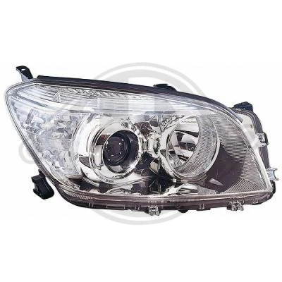 Bilde av DIEDERICHS 6687080 Frontlykter høyre H11, HB3 krom TOYOTA: RAV4 III SUV