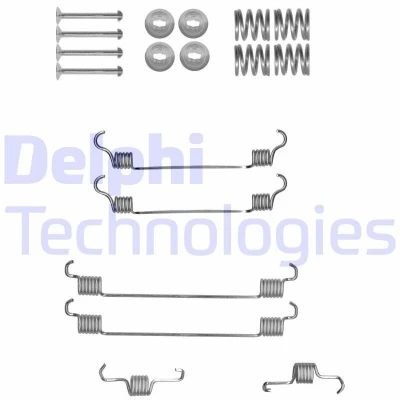 Bilde av DELPHI LY1321 Tilbehørsett, bremsesko TOYOTA: Yaris I Hatchback, Aygo, PEUGEOT: 107 SUZUKI: SWIFT 3, SX4 Hatchback