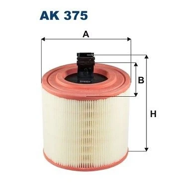 Bilde av FILTRON AK 375 Luftfilter 173 140 Filterinnsats OPEL: Astra K Sports Tourer, Hatchback