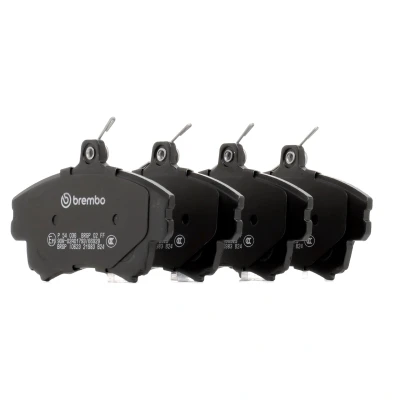 Bilde av BREMBO P 54 036 Bremseklosser med akustisk slitasjevarsel bremsecaliperskruer uten tilbehør MITSUBISHI: COLT 6, Carisma Sedan, Hatchback
