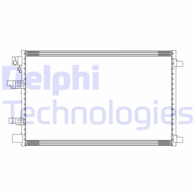 Bilde av DELPHI CF20310 Kondensator med tørker 16 604 NISSAN: Qashqai / Qashqai+2 I