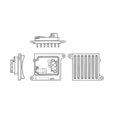 Bilde av MAHLE ORIGINAL ABR 36 000P Regulator, kabinvifte MERCEDES BENZ: S Klasse Sedan, C T modell
