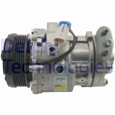 Bilde av DELPHI TSP0159270 Kompressor Sanden SD6V12 PAG 46 med kompressorlje OPEL: Zafira A