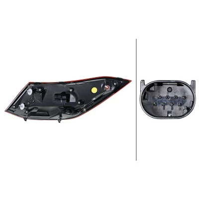 Bilde av HELLA 2SK 013 102 071 Baklykter venstre ytre del LED 12
