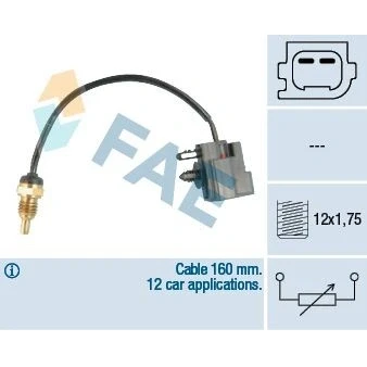 Bilde av EPS 1.830.295 Kjølevæsketemperatursensor Made in Italy OE Equivalent FORD: MONDEO 4 Turnier, S Max Mk1, Focus 2 Kombi