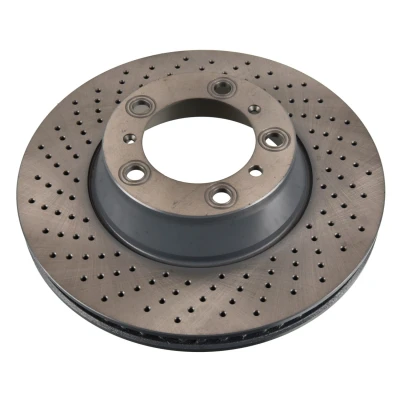 Bilde av FEBI BILSTEIN 44060 Bremseskiver venstre bakaksel 330 28 5 130 perforert / ventilert belagt PORSCHE: 911 Coupé
