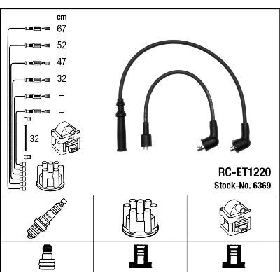 Bilde av NGK 6369 Pluggledninger 5