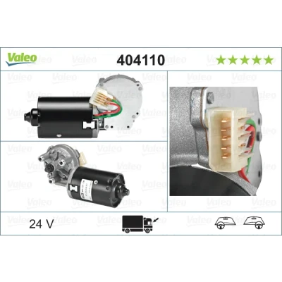Bilde av VALEO 404110 Vindusviskermotor 24 foran for høyre/venstre ratt