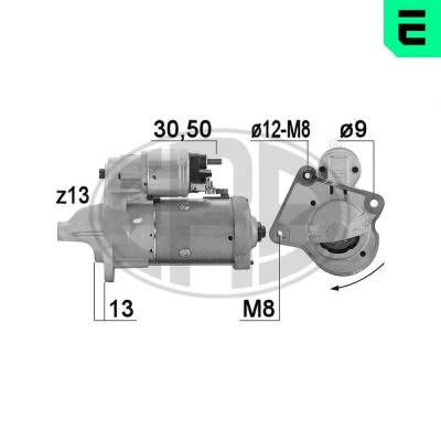 Bilde av Starter, ford, 1740 048, 1902473, 2033252, CV2T 11000 AA, AB, AC