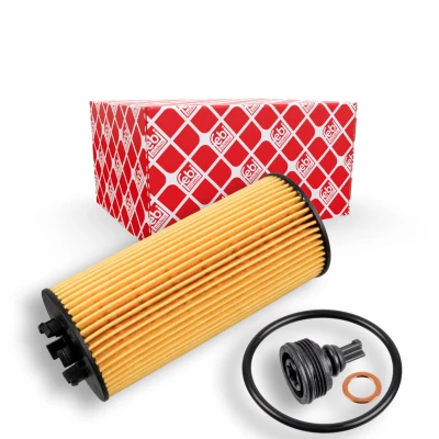 Bilde av FEBI BILSTEIN 170546 Oljefilter med tetning, tilleggsmateriale Filterinnsats BMW: 2 Active Tourer, X1, Gran MINI: Hatchback, Countryman