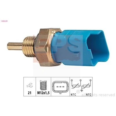 Bilde av EPS 1.830.291 Kjølevæsketemperatursensor Made in Italy OE Equivalent Blå Blå, lysblå PEUGEOT: Boxer Van, 306 Hatchback, 207 SW