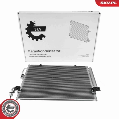Bilde av Kondensator, klimaanlegg Esen skv 86SKV467 mitsubishi pajero classic, ii, iii, canvas top iii OE 7812A050, MN123332, MR513110