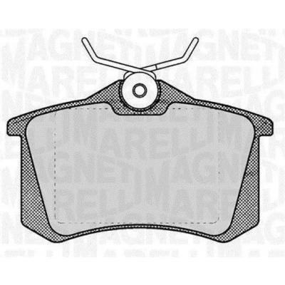 Bilde av MAGNETI MARELLI 363916060131 Bremseklosser VOLKSWAGEN: Golf 7, Caddy 3, 5, AUDI: A4 B7 Avant, A3 Sportback, B6 SKODA: Octavia 2 Combi