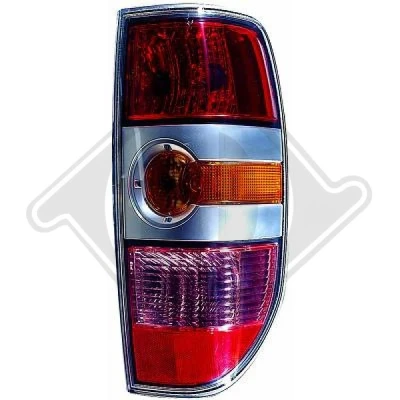 Bilde av DIEDERICHS 5672090 Baklykter høyre P21/5W MAZDA: BT 50 Pick up