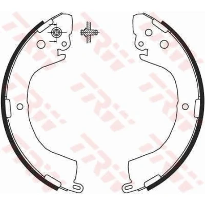 Bilde av TRW GS8691 Bremsesko 270 53 AKEBONO MITSUBISHI: L200 / Triton IV Pick up, III up