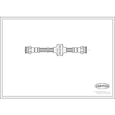 Bilde av CORTECO 19027928 Bremseslange 285