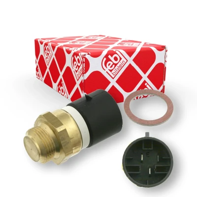Bilde av FEBI BILSTEIN 17696 Temperaturbryter, radiator ventilator med tetningsring OPEL: Calibra A, Astra F Caravan