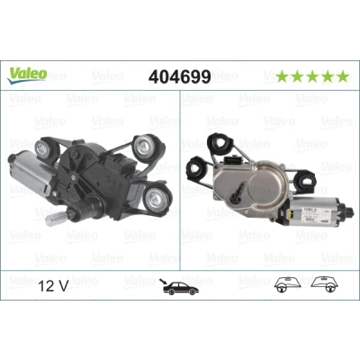 Bilde av VALEO ORIGINAL PART 404699 Vindusviskermotor 12 bak for høyre/venstre ratt
