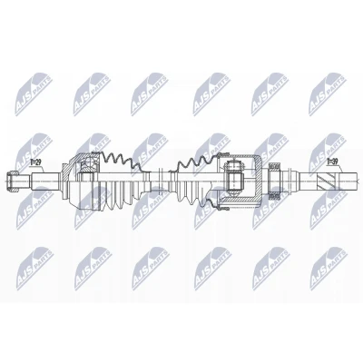 Bilde av Drivaksel, Framaksel høyre, fiat,nissan,renault, 39100 00Q7H, 391005751R, 6000620812