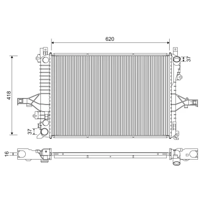 Bilde av Radiator VALEO 701233