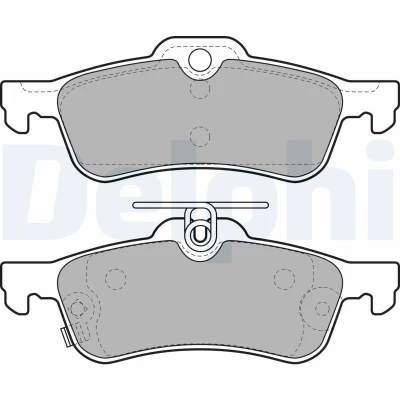 Bilde av Bremseklosser sett, Bakaksel, daihatsu charade viii, honda civic ix, sedan toyota yaris, yaris skåp/halvkombi, 044660D010, 044