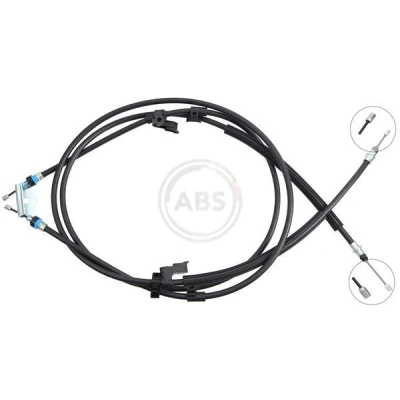 Bilde av A.B.S. K18889 Bremsekabel 1990, 1930 Skivebrems for høyre/venstre ratt FORD: C Max 2
