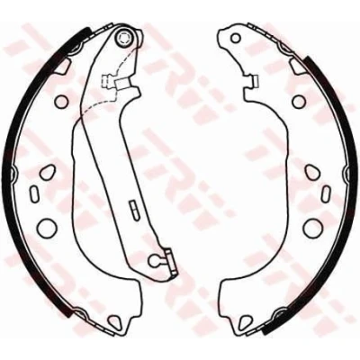 Bilde av TRW GS8471 Bremsesko 228 57 AP LOCKHEED FORD: Transit Connect Mk1 Van