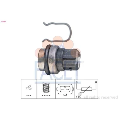 Bilde av FACET 7.3086 Kjølevæsketemperatursensor Made in Italy OE Equivalent grønn svart VOLKSWAGEN: Transporter 4 Bus, GOLF 2,