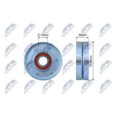 Bilde av Strammerull, kilerem med ribber, volvo s40 i, v40 kombi, 9146249