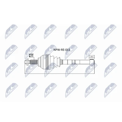 Bilde av Drivaksel, Framaksel, renault laguna ii, grandtour 7711134777, 8200079913, 8200470129