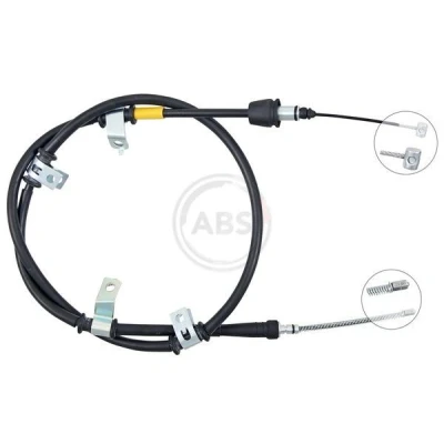 Bilde av Kabel, parkeringsbremse, Høyre bak, hyundai ix35, kia sportage iii, 597702Y500