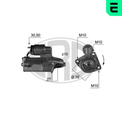 Bilde av ERA 220420A Starter 12 1,1 10 FORD: MONDEO 4 Turnier,