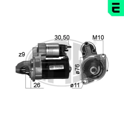 Bilde av ERA 220871A Starter 12 1,2 9 BMW: 1 Hatchback, 3 Sedan, X3