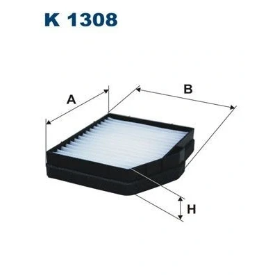 Bilde av FILTRON K 1308 Kupéfilter Partikkelfilter 200 183 42 HYUNDAI: H 1 / Starex MPV, Travel, Cargo