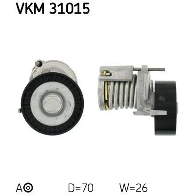 Bilde av SKF VKM 31015 Strammerull VOLKSWAGEN: Golf 4, Caddy 3, Polo IV Hatchback, SKODA: Octavia 2 Combi, Roomster, II AUDI: A2