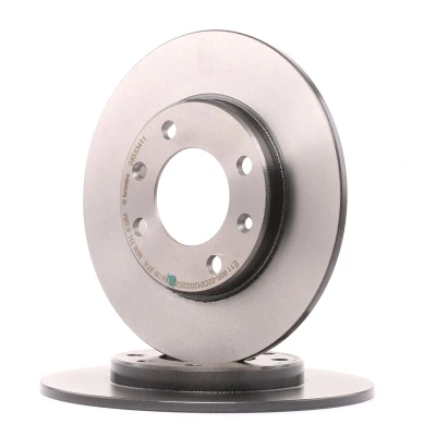 Bilde av BREMBO COATED DISC LINE 08.5334.11 Bremseskiver 247 8 4 fullt ut belagt med skruer PEUGEOT: 207 Hatchback, 206 306 Hatchback