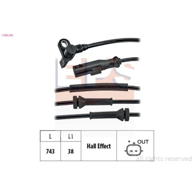 Bilde av EPS 1.960.200 ABS Sensor 743