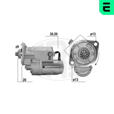Bilde av Starter isuzu campo, trooper i, terrängbil öppen opel campo OE 5 81100 166 2, 3, 4