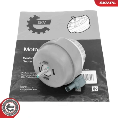 Bilde av ESEN SKV 75SKV220 Motorfeste venstre hydrolager m/elektrisk kobling gummi 175mm 110mm AUDI: A6 C6 Avant, Allroad, Sedan