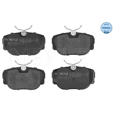 Bilde av MEYLE 025 211 7317 Bremseklosser ORIGINAL Quality framaksel klargjort for slitasjeindikator med antihyle blikk BMW: 3 Sedan, Cabrio, Touring