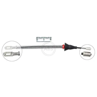 Bilde av A.B.S. K12076 Bremsekabel 210 Trommelbrems for høyre/venstre ratt