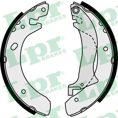 Bilde av Bremsesko sett, Bakaksel, land rover freelander i, soft top SFS000060, SFS000061, SFS000061K, SFS100140