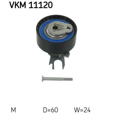 Bilde av SKF VKM 11120 Strammerull, tannrem med festemateriell VOLKSWAGEN: Golf 5, Caddy 3, 4 Variant