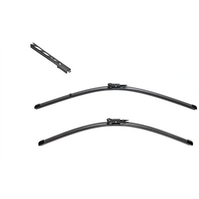 Bilde av Vindusvisker Valeo Silencio X.trm, Flat Blade Set 574306 foran Rammeløs Top Lock BMW: 5 Touring, Sedan, 6 Coupé