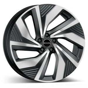 Bilde av MAK Electra Black Polished 9x21 5/112 ET42 B57.1