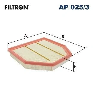 Bilde av FILTRON AP 025/3 Luftfilter 37,5 214 236 Filterinnsats BMW: 5 Sedan, 3 6 Coupé