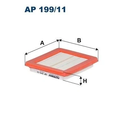 Bilde av FILTRON AP 199/11 Luftfilter 22 115 133 Filterinnsats